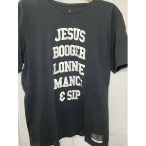 NIKE AIR JORDAN JUMPMAN JESUS BOOGER LONNIE MANCE & SIP He Got Game T SHIRT XL